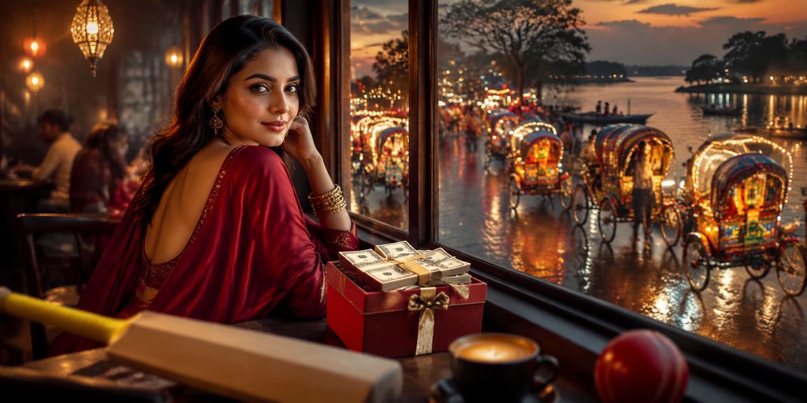 ঢাকার রিকশার সামনে ক্রিকেট বেটিং বিজ্ঞাপন